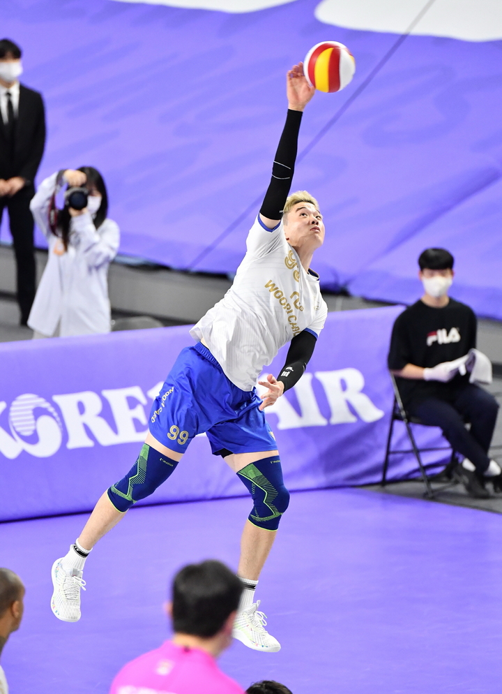 [서울=뉴시스]김지한. 2023.03.22. (사진=한국배구연맹 제공) *재판매 및 DB 금지