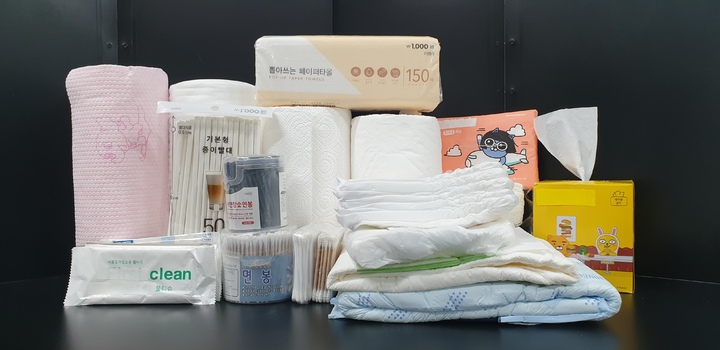 경기도보건환경연구원 포름알데히드 검사에 사용된 위생용품. (사진=경기도보건환경연구원 제공) *재판매 및 DB 금지