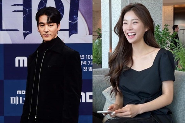 오창석(왼쪽), 이채은