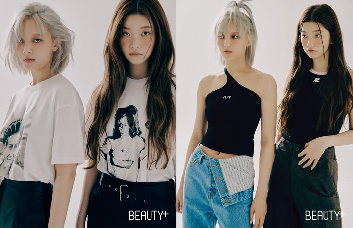 [서울=뉴시스] (왼쪽부터) 빌리 문수아, 츠키 2023.03.23 (사진= 뷰티쁠 제공) photo@newsis.com *재판매 및 DB 금지