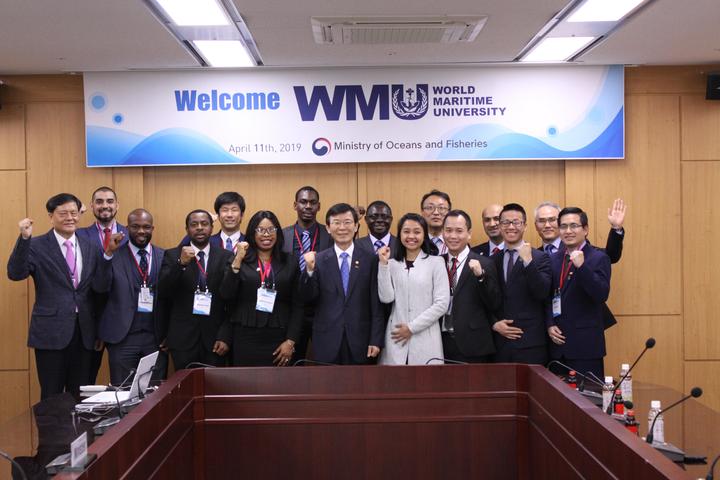 지난 2019년 세계해사대학 초청 연수프로그램 모습. (사진=해양수산부 제공) *재판매 및 DB 금지