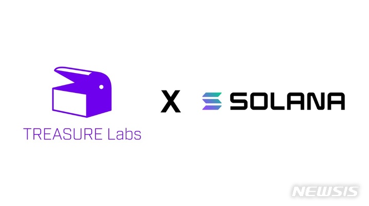 [서울=뉴시스] 트레져랩스(왼쪽)·솔라나 로고. (로고=트레져랩스 제공) 2023.03.24. photo@newsis.com
