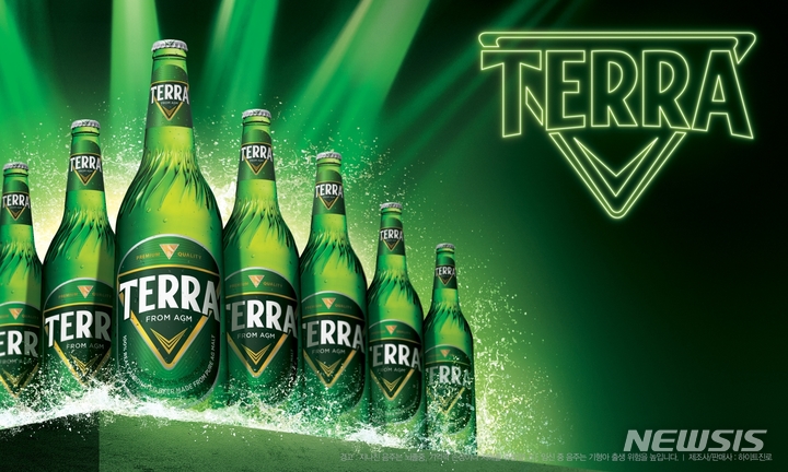 [서울=뉴시스]테라 제품의 모습.(사진=하이트진로 제공)