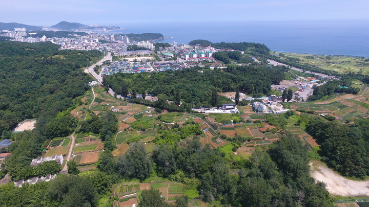 북평중학교 봉오마을 간 도로개설. 동해시 제공 *재판매 및 DB 금지