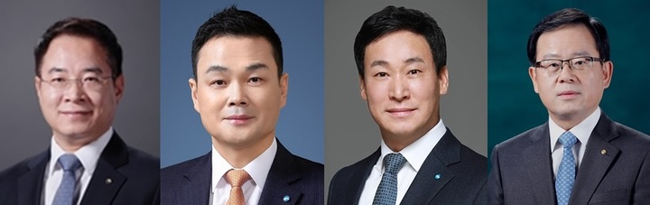 왼쪽부터 이석태, 강신국, 박완식, 조병규 우리은행장 후보 (사진=우리금융지주 제공) *재판매 및 DB 금지