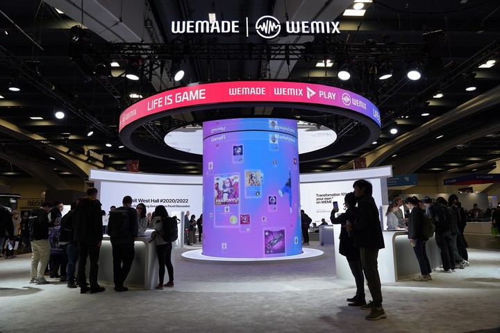 위메이드 GDC 2023 부스 전경(사진=위메이드) *재판매 및 DB 금지