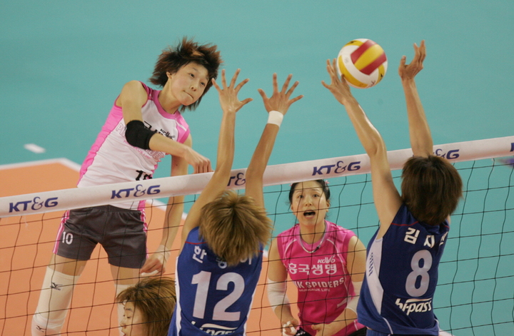 [서울=뉴시스]흥국생명-도로공사 챔프전. 2006.04.02. (사진=한국배구연맹 제공) *재판매 및 DB 금지