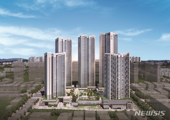 [서울=뉴시스]'해링턴 플레이스 테크노폴리스' 투시도(사진=리얼투데이 제공) 