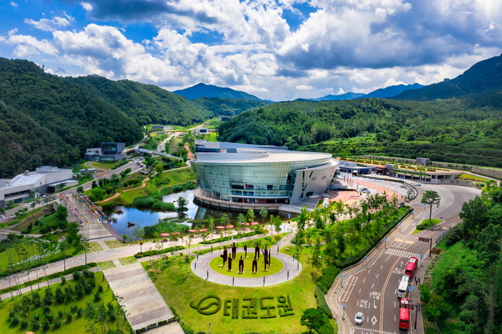 무주군 설천면에 위치한 태권도원 전경. *재판매 및 DB 금지