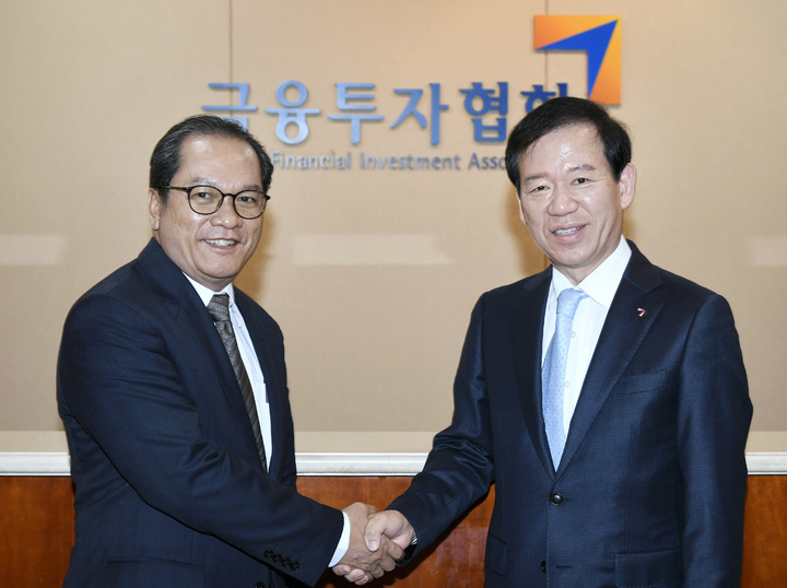 서유석 금투협회장, 캄보디아 재무 차관과 금융협력 논의