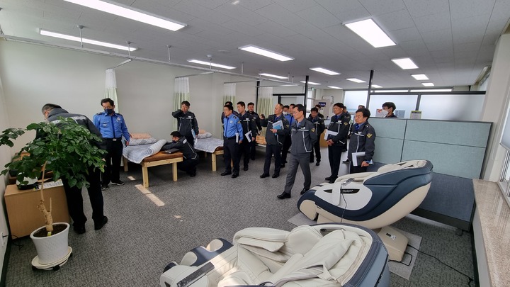 [부산=뉴시스] 부산 사하구 해양경찰정비창 건강쉼터 전경. (사진=해양경찰정비창 제공) *재판매 및 DB 금지