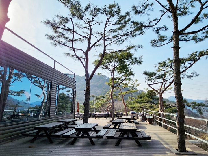 [대전=뉴시스] 서대산약용자연휴양림(사립) 내 식당의 모습. *재판매 및 DB 금지