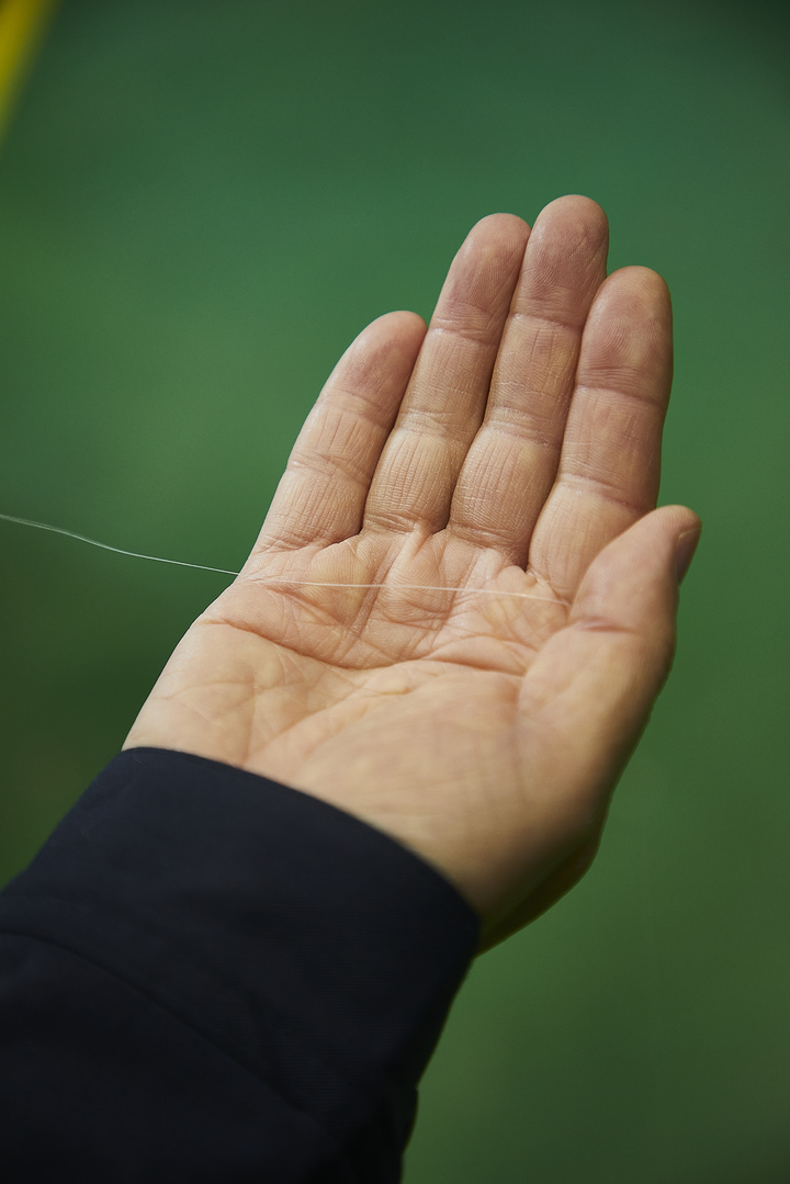 [대전=뉴시스] 한국생산기술연구원이 제조한 고강도 PET 섬유. *재판매 및 DB 금지