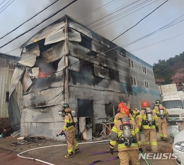 [광주=뉴시스] 서부소방 제공