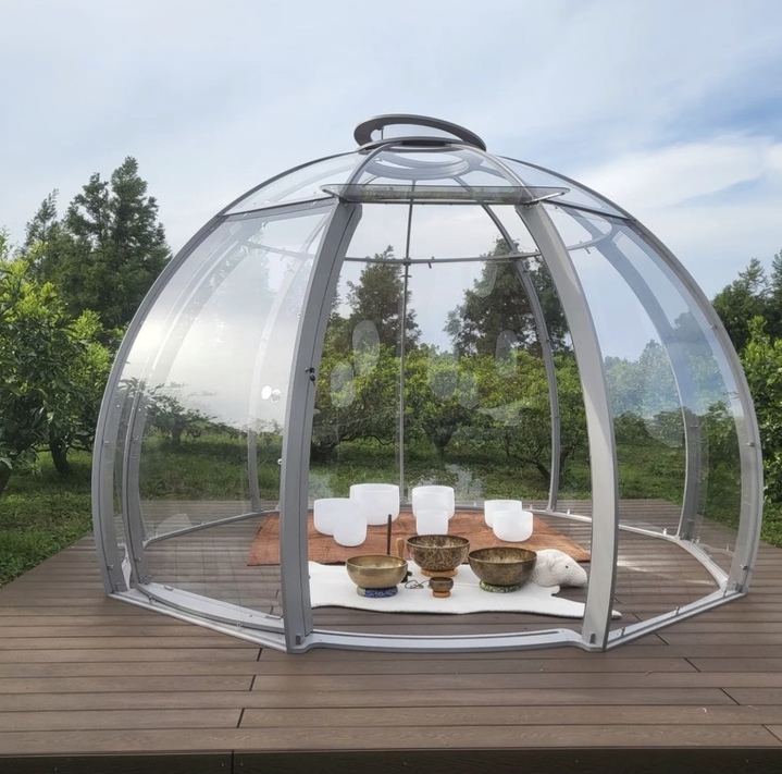 제원하늘농원 싱잉볼 체험. (사진=한국관광공사 제공) photo@newsis.com *재판매 및 DB 금지