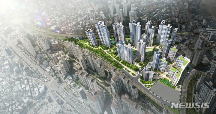 [서울=뉴시스] 휘경자이 디센시아 조감도. 