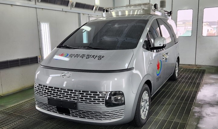 오는 4월부터 정읍시가 도입·운영하는 이동식 악취 측정차량. *재판매 및 DB 금지