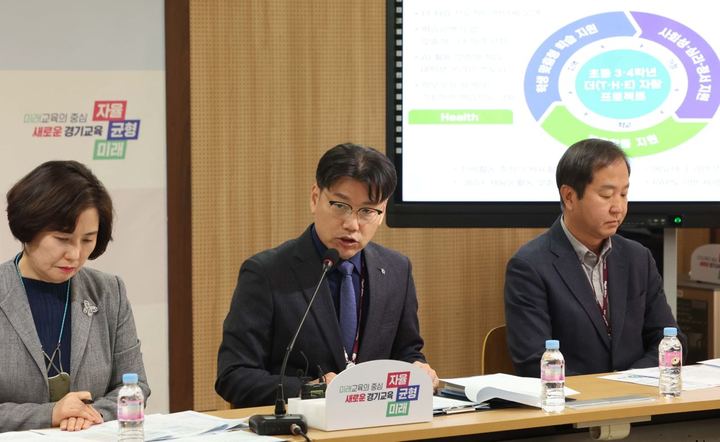 [수원=뉴시스] 경기도교육청 현안 브리핑. (사진=도교육청 제공) 2023.03.29. photo@newsis.com *재판매 및 DB 금지