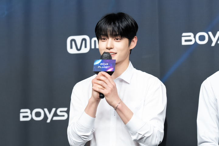 [서울=뉴시스] Mnet '보이즈 플래닛' 김지웅 연습생 2023.03.29 (사진= Mnet '보이즈 플래닛' 제공) photo@newsis.com *재판매 및 DB 금지