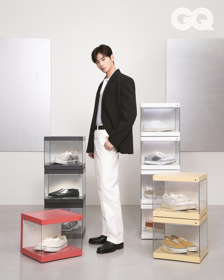 [서울=뉴시스] 그룹 아스트로(ASTRO) 차은우. 23.03.29. (사진=GQ 제공) photo@newsis.com *재판매 및 DB 금지