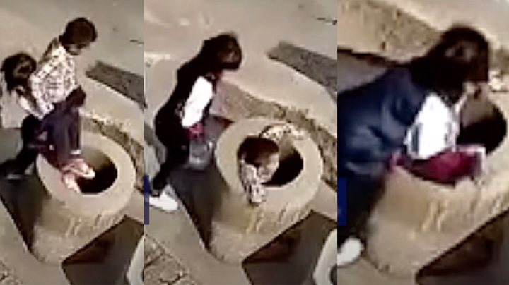 [서울=뉴시스] 중국 원난성 쑹밍현의 한 우물에서 7세 여아가 드라마를 따라 한다며 4세 남아를 우물 속으로 빠뜨리는 일이 발생했다고 28일 홍콩 사우스차이나모닝포스트가 보도했다. (출처 : 사우스차이나모닝포스트 )2023.03.30. *재판매 및 DB 금지