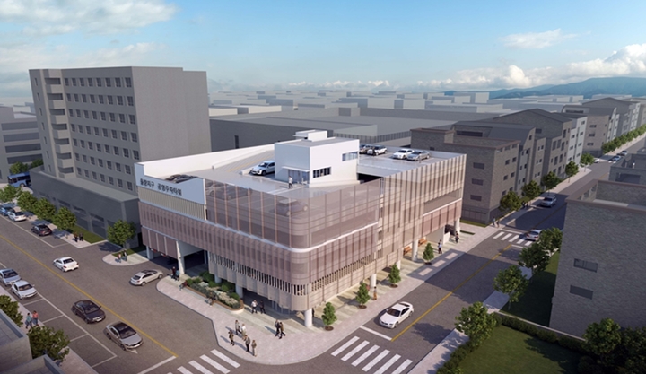 율량동 주차타워 조감도. *재판매 및 DB 금지