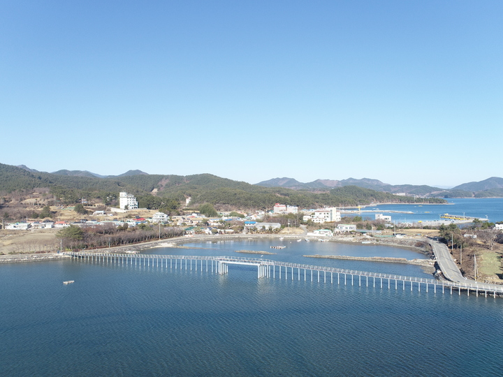 [고성(경남)=뉴시스] 당항만 제2 해상보도교 *재판매 및 DB 금지