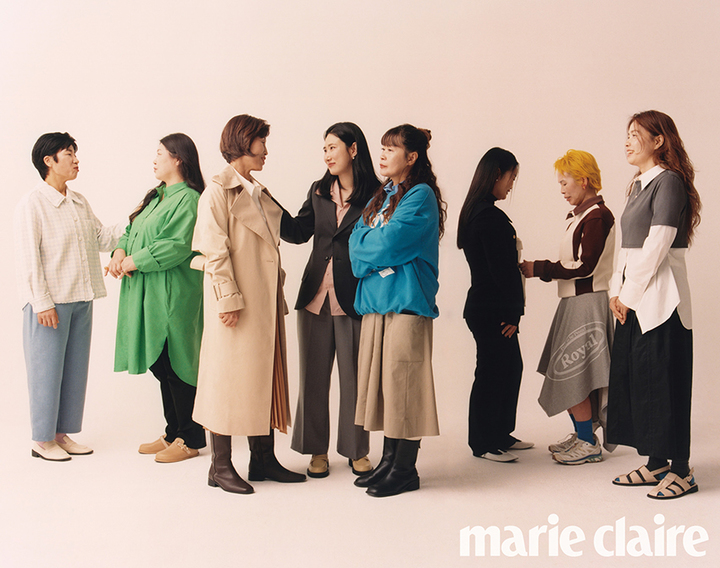 [서울=뉴시스] 장기자랑 감독과 출연진 2023.03.30 (사진=마리끌레르) photo@newsis.com 	 *재판매 및 DB 금지