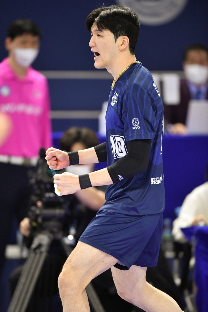 [인천=뉴시스]프로배구 대한항공 정지석. 2023.03.30. (사진=한국배구연맹 제공) *재판매 및 DB 금지