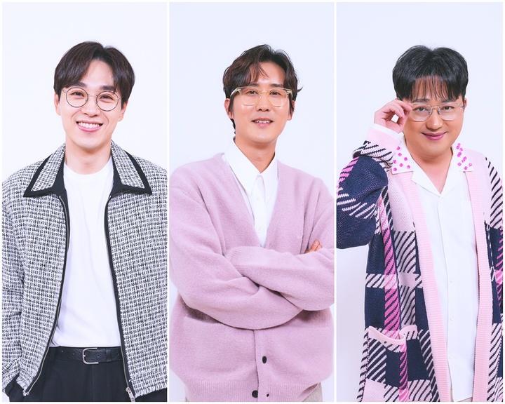 왼쪽부터 이석훈, 신유, 박현빈