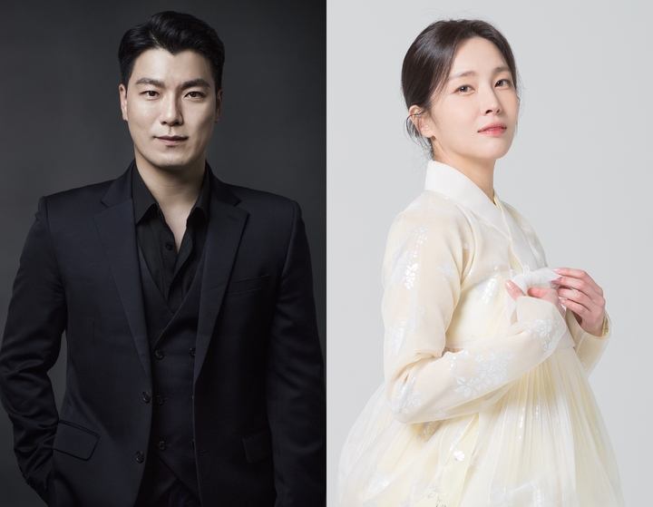 (왼쪽부터) 테너 양준모·정악 보컬리스트 하윤주. (사진=국립정동극장 제공) photo@newsis.com *재판매 및 DB 금지