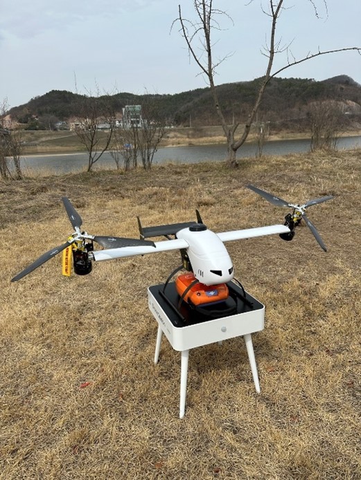 [서울=뉴시스]스마트 응급의료 시스템에 사용될 드론 및 스테이션. 2023.03.31. (사진=KLPGA 제공) *재판매 및 DB 금지