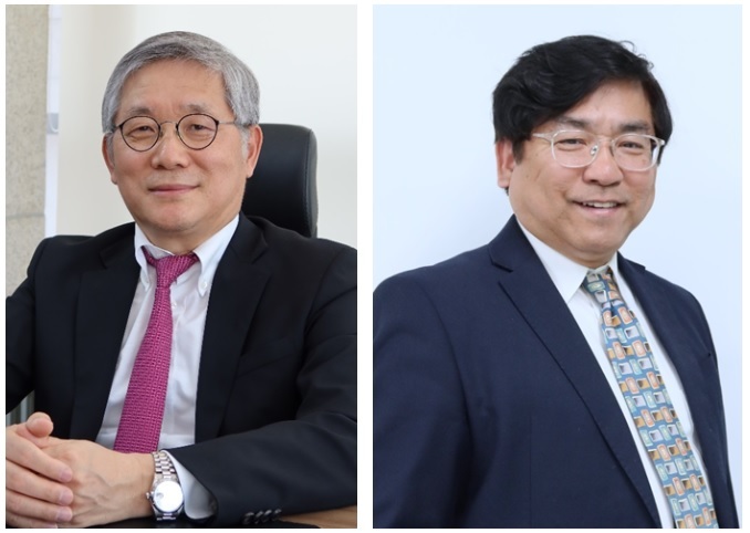 [서울=뉴시스] HLB그룹 CPO 김종원 사장(왼쪽)과 CMO 황제이 사장 (사진=HLB그룹 제공) *재판매 및 DB 금지