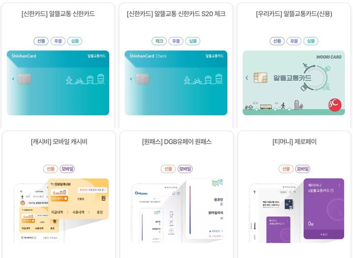 "교통비 월 1만3000원 아꼈다"…'알뜰교통카드' 들어보셨나요