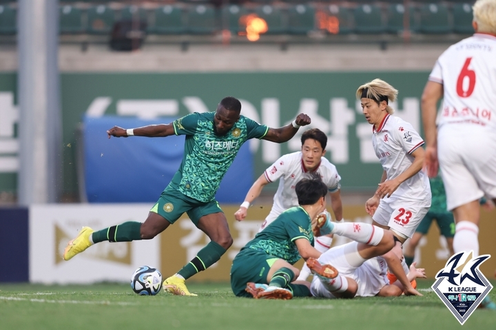 [서울=뉴시스]김포FC 루이스. 2023.04.01. (사진=한국프로축구연맹 제공) *재판매 및 DB 금지