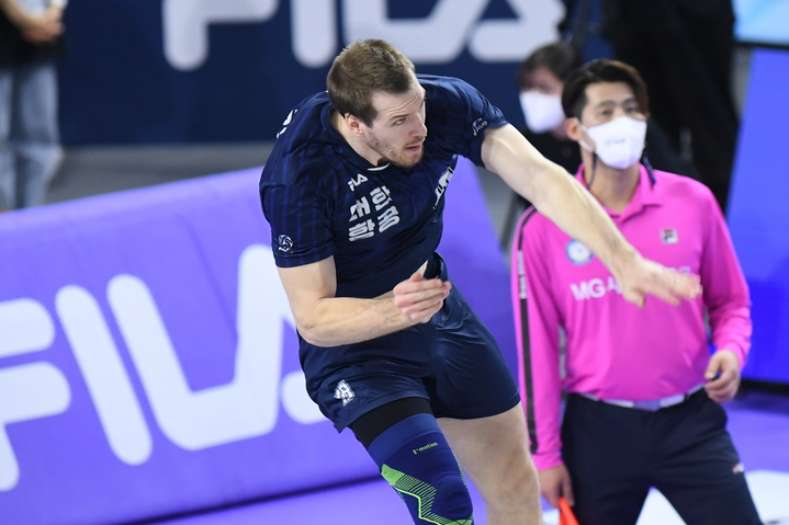 [서울=뉴시스]프로배구 대한항공 링컨. 2023.04.01. (사진=한국배구연맹 제공) *재판매 및 DB 금지