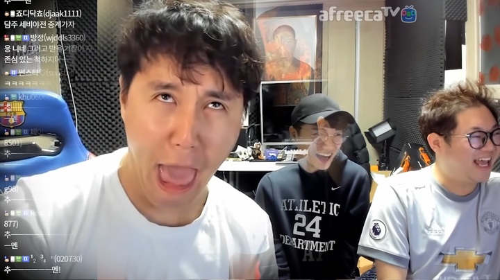 2018년 '이스타이주헌'과 '감스트'의 아프리카TV 합동방송(사진=감스트 유튜브 채널 영상 캡처) 2023.04.04. *재판매 및 DB 금지