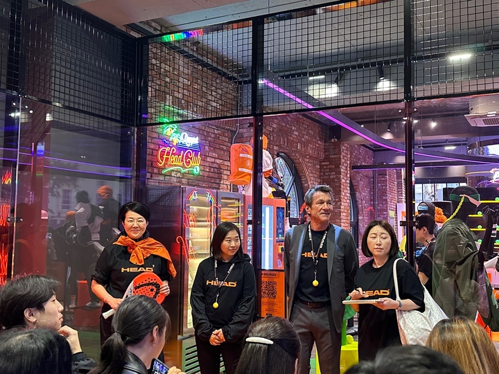 코오롱FnC 는 5일 서울 삼성동에서 헤드 리론칭 기자간담회를 열고 브랜드를 소개했다. *재판매 및 DB 금지