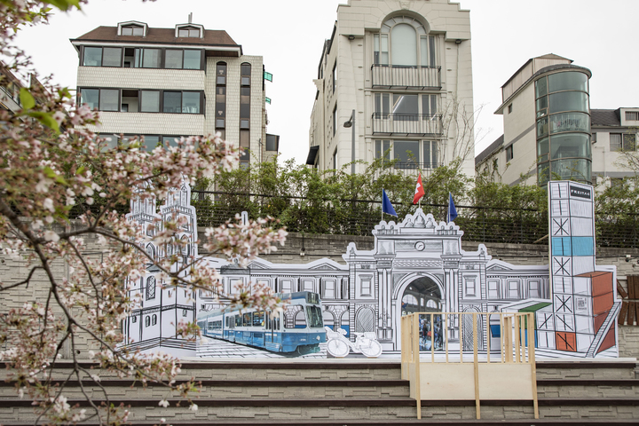 스위스 봄거리 축제_취리히 포토존. (사진=스위스정부관광청 제공) photo@newsis.com *재판매 및 DB 금지