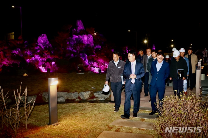 박동식 사천시장, 봄 행락철 유명 관광지 야간 안전점검