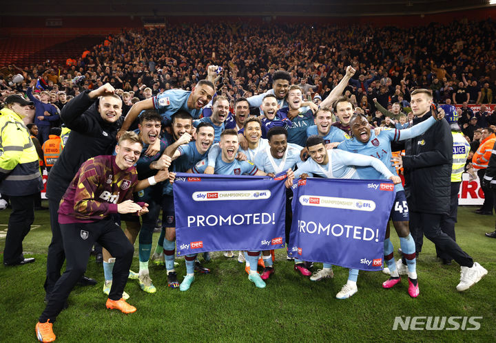 [미들즈브러(영국)=AP/뉴시스]번리FC 