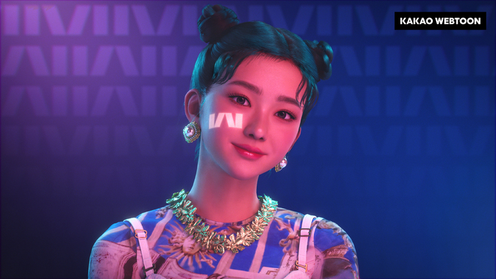 넷마블은 버추얼 아이돌 그룹 '메이브(MAVE:)'의 멤버 마티가 카카오웹툰 인도네시아 브랜드 엠버서더로 발탁됐다고 10일 밝혔다. (사진=넷마블) *재판매 및 DB 금지