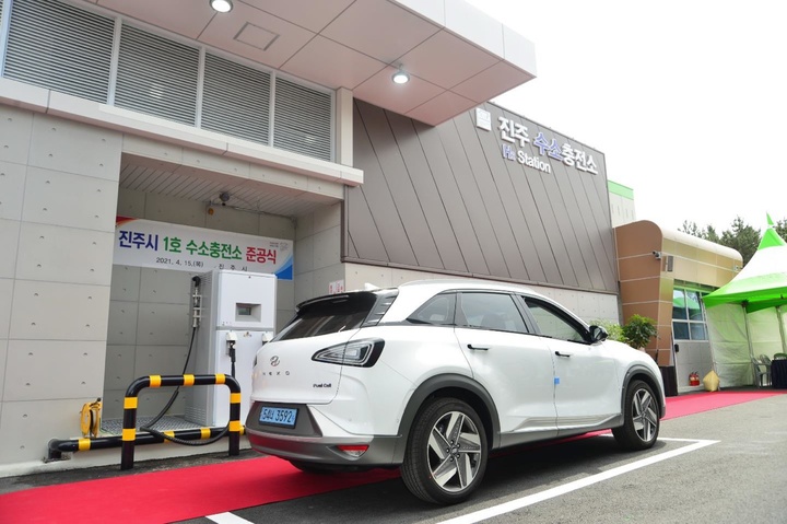 [진주=뉴시스]진주 수소충전소 전경. *재판매 및 DB 금지