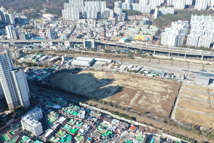 [부산=뉴시스] 부산진구 개금동 DRMO(미군군수물자재활용사업소) 대지 *재판매 및 DB 금지