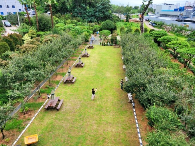 [광주=뉴시스] 광주시 민간정원 제1호 휴심정. (사진 = 광주시 제공) *재판매 및 DB 금지