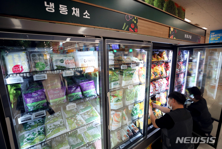 마트에서 냉동채소·냉동과일이 판매되고 있다. (사진=뉴시스DB) 2025.05.27. photo@newsis.com