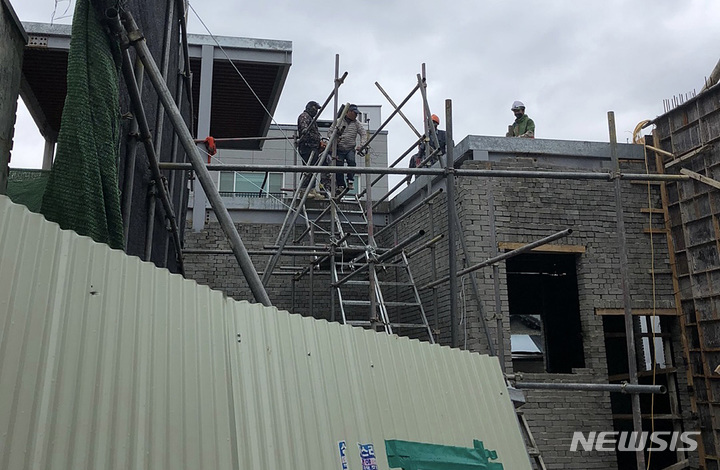[대구=뉴시스] 정재익 기자 = 대구 북구 대현동 이슬람사원 공사 건립 현장. (사진=뉴시스 DB)