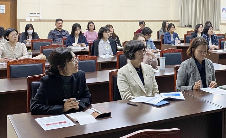 [괴산=뉴시스] 홍보 담당자 역량 강화 연수. (사진=괴산증평교육지원청 제공) photo@newsis.com *재판매 및 DB 금지