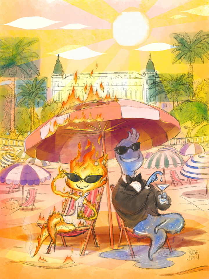 픽사 애니 '엘리멘탈' 올해 칸영화제 폐막작 상영