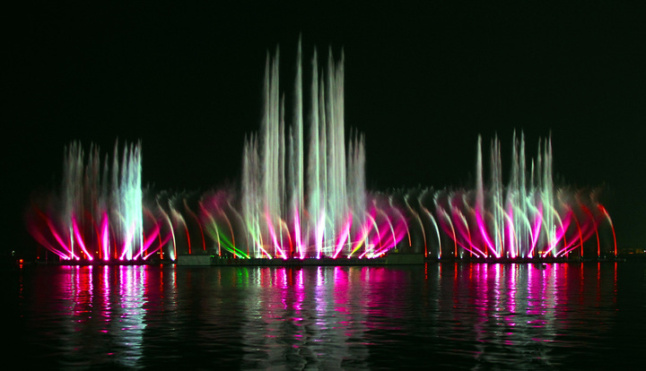 [목포=뉴시스] 목포 춤추는 바다분수. *재판매 및 DB 금지